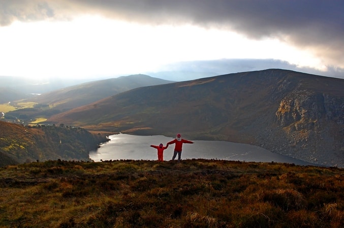 Lough Tay in Wicklow, Irland