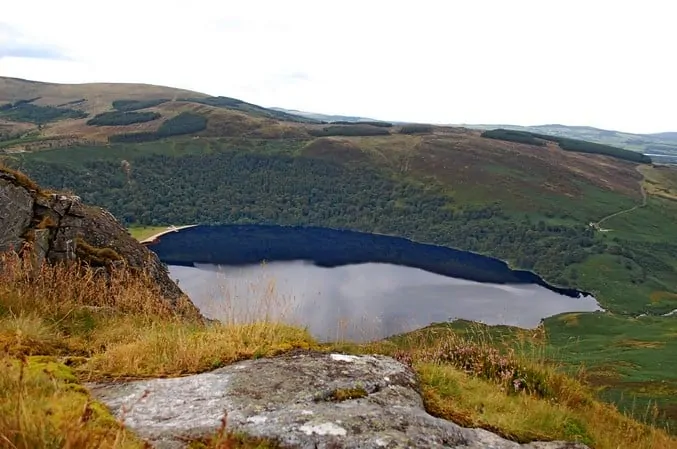 Wicklow Mountains Lough Tay Luggala