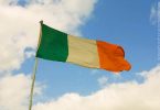 Irische-Flagge, irisches englisch