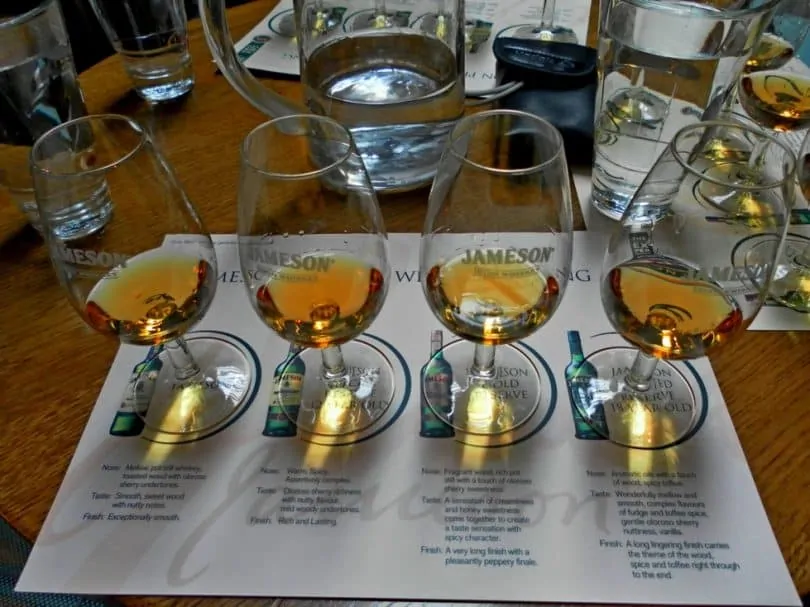 Irish Whiskey Tasting