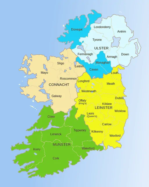 irische Provinzen