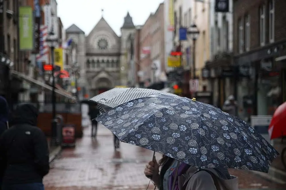 Regen in Dublin