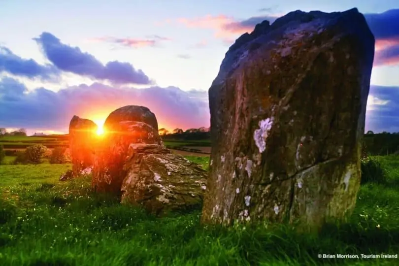 Irlands Steine und Felsen