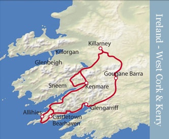 Radtour Cork Kerry Irland